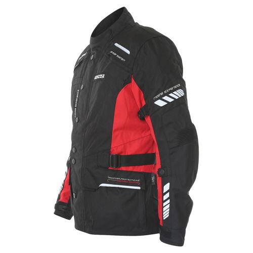 IXS Tornado Jacket Black Red Mens - XS