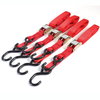 Bike It Set 4 Red Strap Ratchet Tiedowns                                                                                                                                                                                                                       