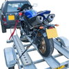 Bike It Motorcycle Tiedown Tyre Fixing in use                                                                                                                                                                                                                  