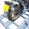 Bike It Motorcycle Tiedown Tyre Fixing rear wheel detail                                                                                                                                                                                                       
