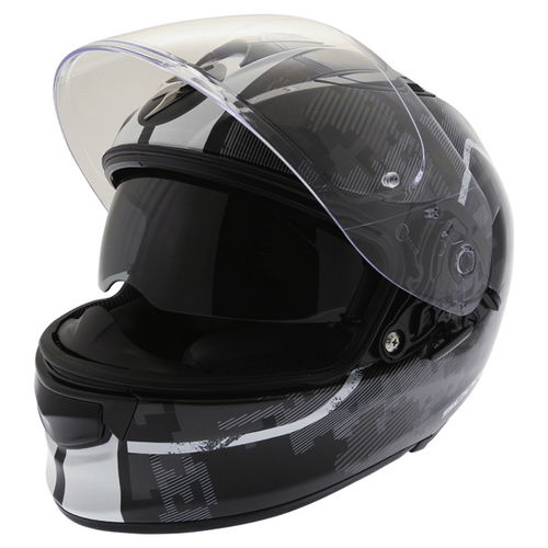 Scorpion Exo 510 Guard Helmet Black White XS (53-54 cm)