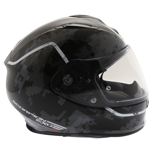 Scorpion Exo 510 Guard Helmet Black White XS (53-54 cm)