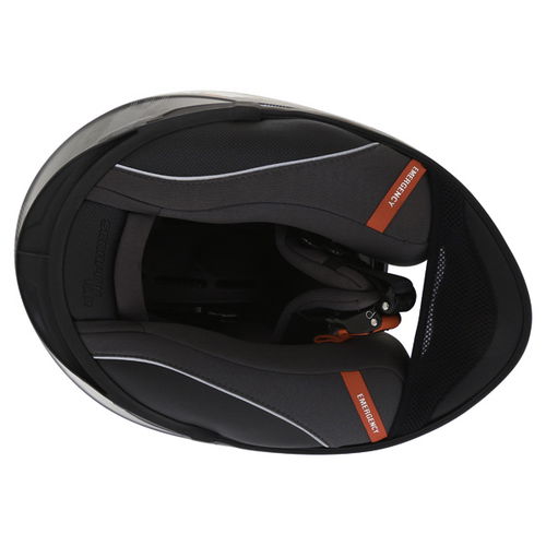 Scorpion Exo 510 Guard Helmet Black White XS (53-54 cm)