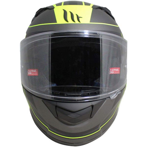 MT KRE Ahead Helmet Matt Black Flou Yellow XS (54-54 cm)