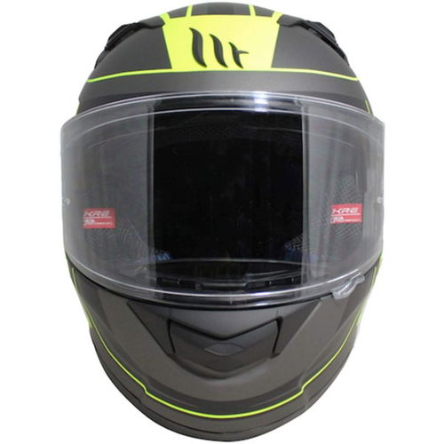 MT KRE Ahead Helmet Matt Black Flou Yellow XS (54-54 cm)