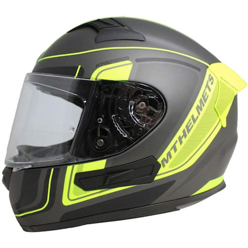 MT KRE Ahead Helmet Matt Black Flou Yellow XS (54-54 cm)