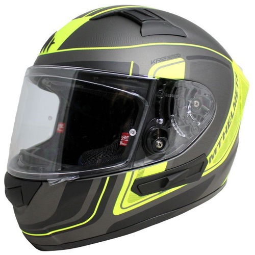 MT KRE Ahead Helmet Matt Black Flou Yellow XS (54-54 cm)
