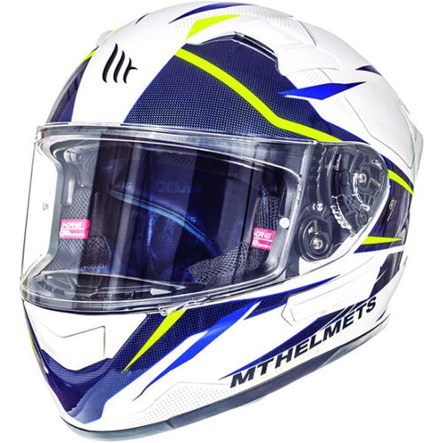 MT KRE Intrepid Helmet White Yellow XS (53-54 cm)