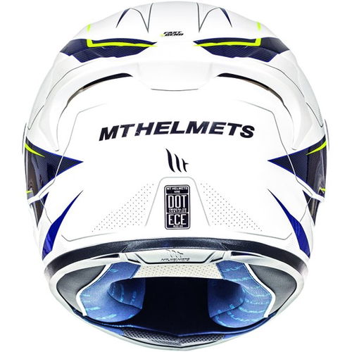 MT KRE Intrepid Helmet White Yellow XS (53-54 cm)