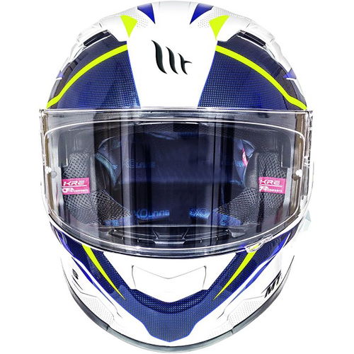 MT KRE Intrepid Helmet White Yellow XS (53-54 cm)