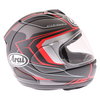 Arai RX-7V Maze Matt Black Red Full Face Motorcycle Helmet Right Side                                                                                                                                                                                          