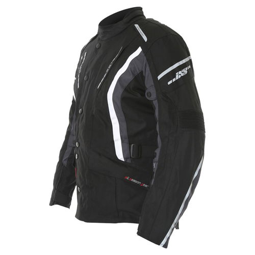 IXS Taranis Jacket Black Grey White Mens - S