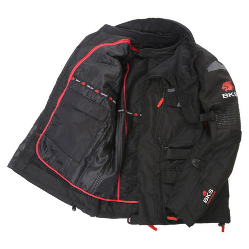 BKS Gemini T2 Jacket Black Grey Mens - M