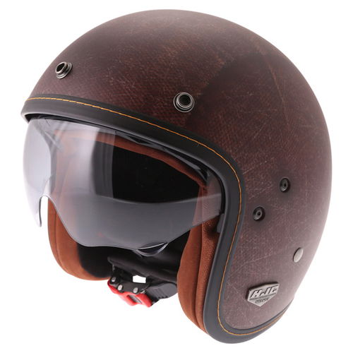 HJC FG-70S Vintage Helmet Flat Brown XS (53-54 cm)