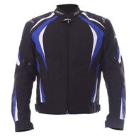 R-18 CE Mens Textile Jacket Black Blue