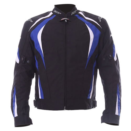 RST R-18 CE Mens Textile Jacket Black Blue Mens - S - 40