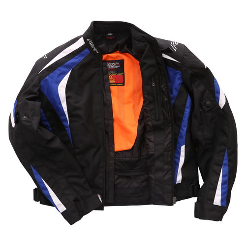RST R-18 CE Mens Textile Jacket Black Blue Mens - S - 40