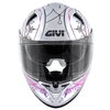 Givi 50.6 Stoccarda Mendhi Helmet Matt Silver Pink XS (54 cm)