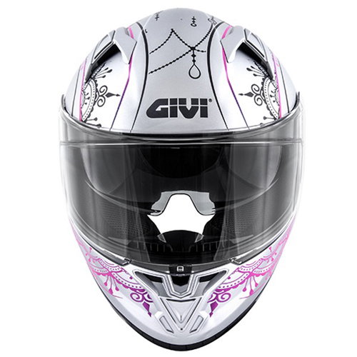 Givi 50.6 Stoccarda Mendhi Helmet Matt Silver Pink XS (54 cm)