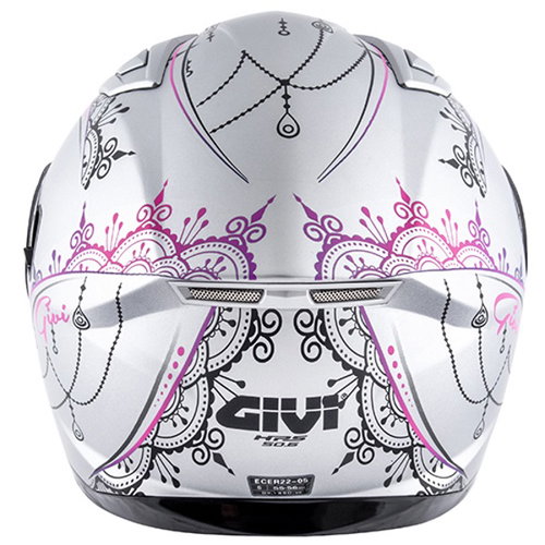 Givi 50.6 Stoccarda Mendhi Helmet Matt Silver Pink XS (54 cm)