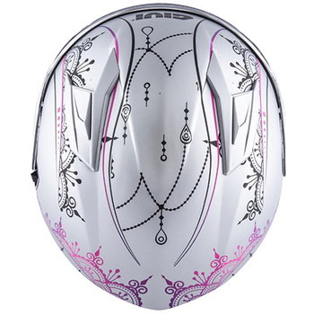 Givi 50.6 Stoccarda Mendhi Helmet Matt Silver Pink XS (54 cm)