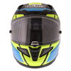 HJC RPHA 11 Chakri Blue Fluo Full Face Motorcycle Helmet Front                                                                                                                                                                                                 