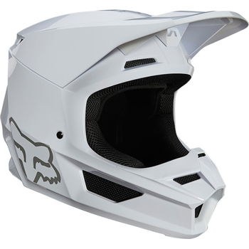Fox V1 Helmet Plaic White XS (53-54 cm)