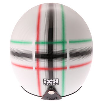IXS HX 89 Chess Helmet White Green Red 2XS (51-52 cm)