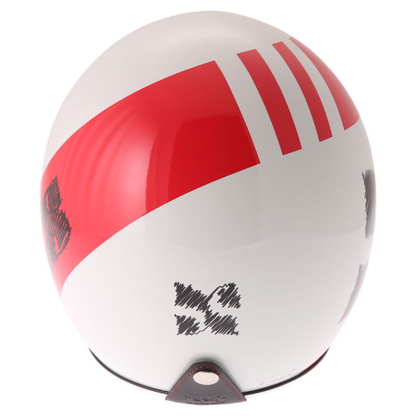 IXS HX 89 Retro Helmet White Red Black 2XS (51-52 cm)