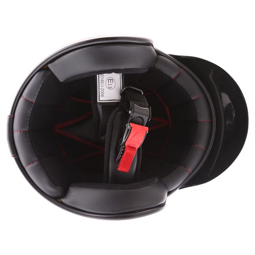 IXS HX 89 Retro Helmet White Red Black 2XS (51-52 cm)