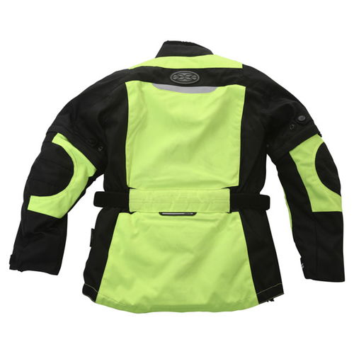 IXS Explorer 2 Jacket Black Flo Yellow Kids - 2XS