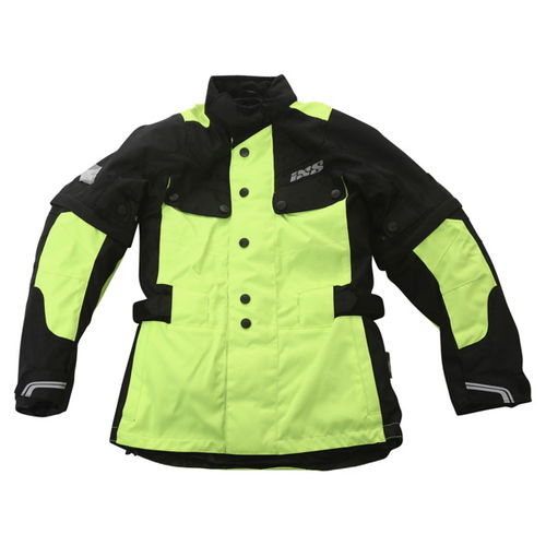 IXS Explorer 2 Jacket Black Flo Yellow Kids - 2XS