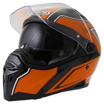 Caberg Stunt Blade Helmet Matt Black Orange XS (53-54 cm)