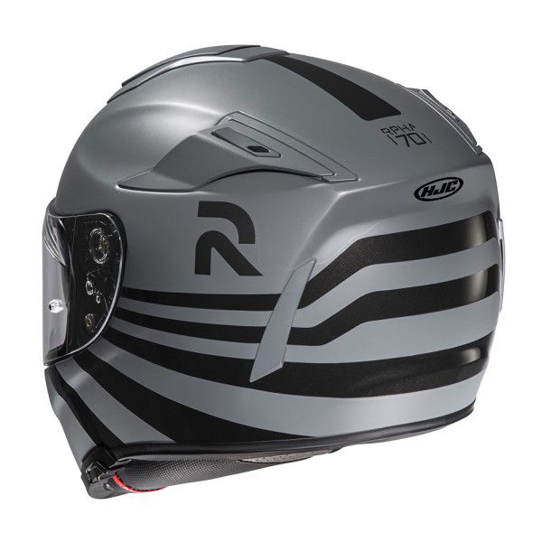HJC RPHA 70 Stipe Helmet Black No Size