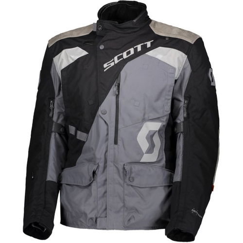 Scott Dualraid Dryo Jacket Black Iron Grey Mens - M
