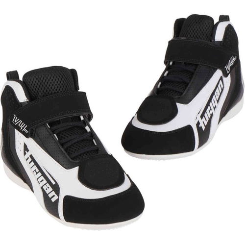Furygan V4 Vented Boots Black White Mens - 8 - EU 42