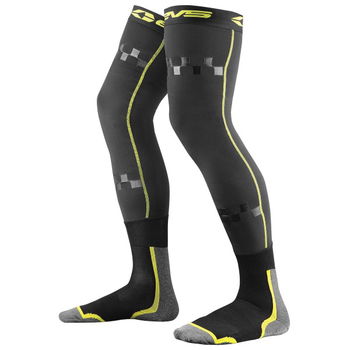 EVS TUG - Fusion Knee Brace Combo Black Hi-Viz Yellow