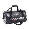 Kappa 50ltr Black Silver Waterproof Motorcyle Tail Bag                                                                                                                                                                                                         