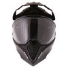 Airoh Commander Matt Black Adventure Motorcycle Helmet Front                                                                                                                                                                                                   