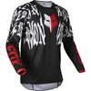 Fox 180 Peril Jersey Black Red Mens - XS