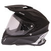 Airoh Commander Matt Black Adventure Motorcycle Helmet Left Side With Peak Detached                                                                                                                                                                            