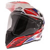 Airoh Commander Carbon Red Adventure Motorcycle Helmet Front Left                                                                                                                                                                                              
