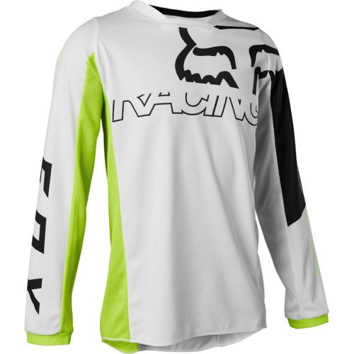 Fox Youth 180 Skew Jersey Flo Yellow Kids - S