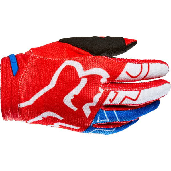 Youth 180 Skew Gloves White Red Blue