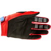 Fox Youth 180 Skew Gloves White Red Blue Kids - XS