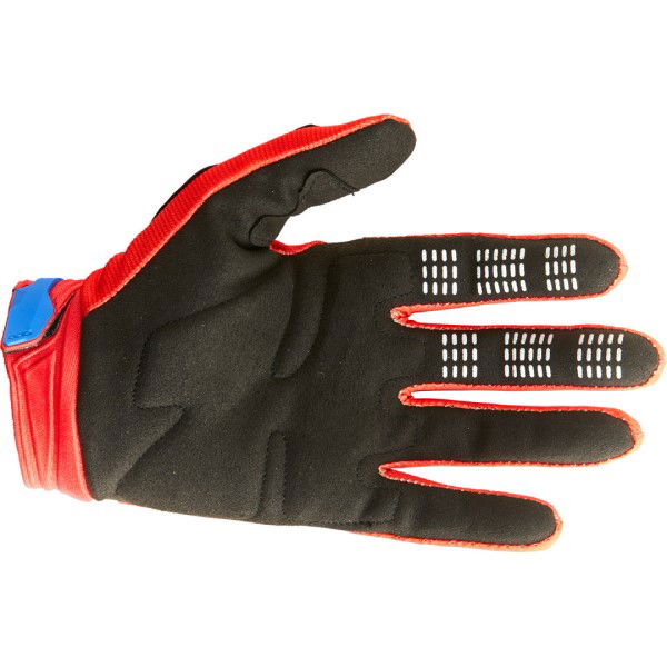 Fox 180 Skew Gloves White Red Blue Mens - S