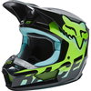 Fox Youth V1 Trice Helmet Teal Kids - S (47-48 cm)