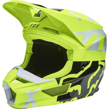 Fox V1 Skew Helmet Flo Yellow XS (53-54 cm)