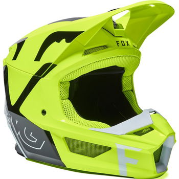 Fox V1 Skew Helmet Flo Yellow XS (53-54 cm)