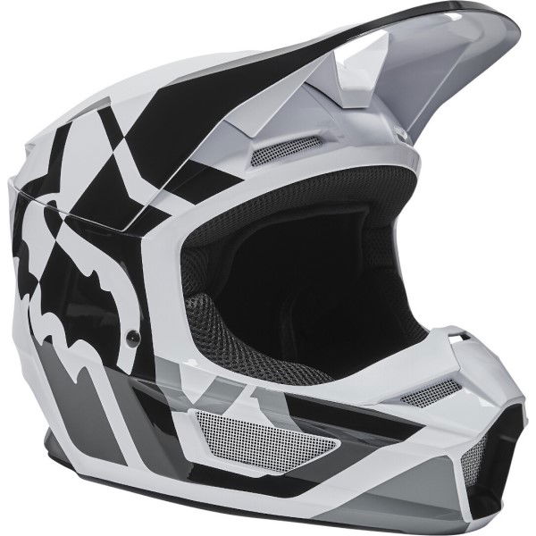 Fox V1 Lux Helmet Black White XS (53-54 cm)